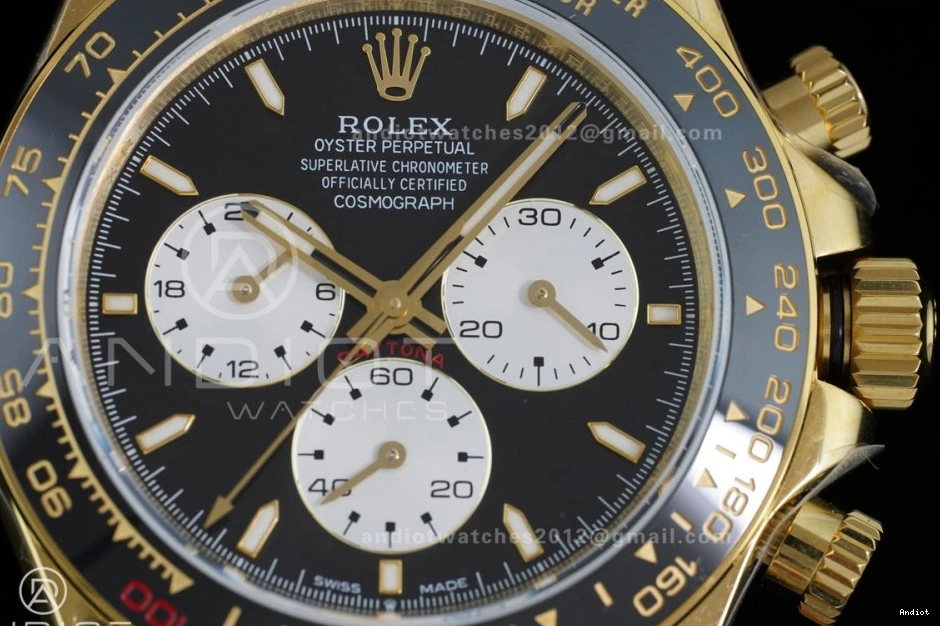 V9 on QF Edition 1:1 Best 126528LN QF4132 Le (Weighted) Mans Daytona YG Bracelet 0421